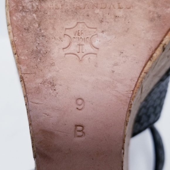 Loeffler Randal woven Leather wedge - Picture 9 of 10